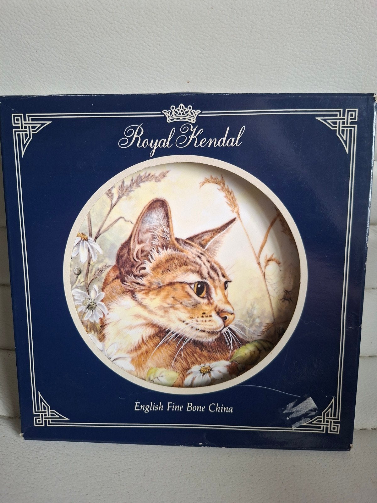 Vintage Brocante Royal Kendal bord poes kat, Ophalen of Verzenden