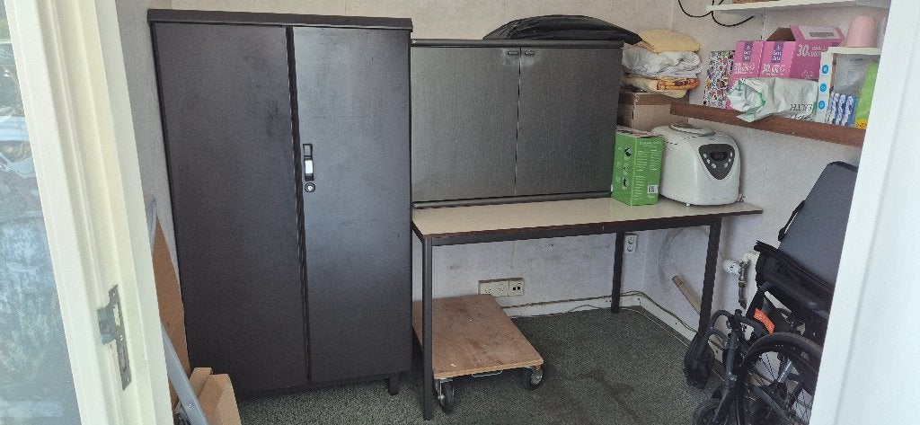 Robuuste stalen dossierkast met slot, Huis en Inrichting, Ophalen, Gebruikt, 50 tot 100 cm, Meerdere deuren