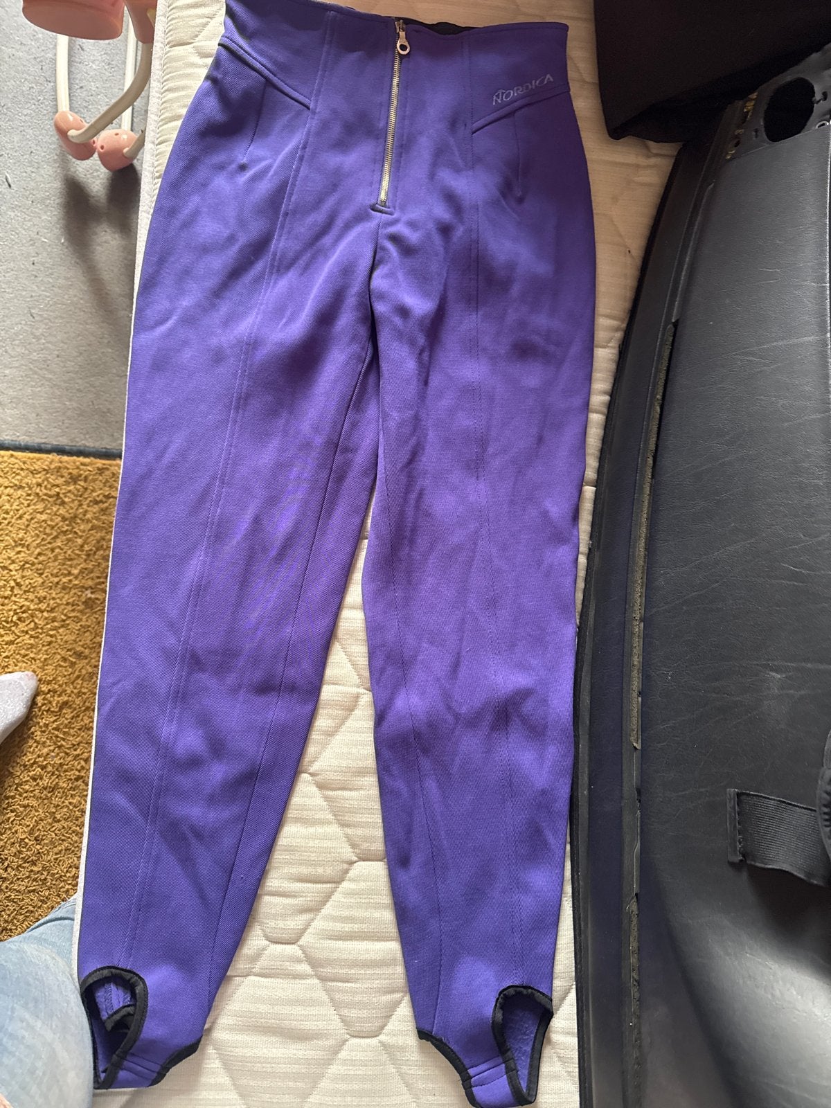 Nordica paarse ski broek - Maat 46, Kleding | Dames, Ophalen of Verzenden, Gedragen, Maat 46/48 (XL) of groter, Broek