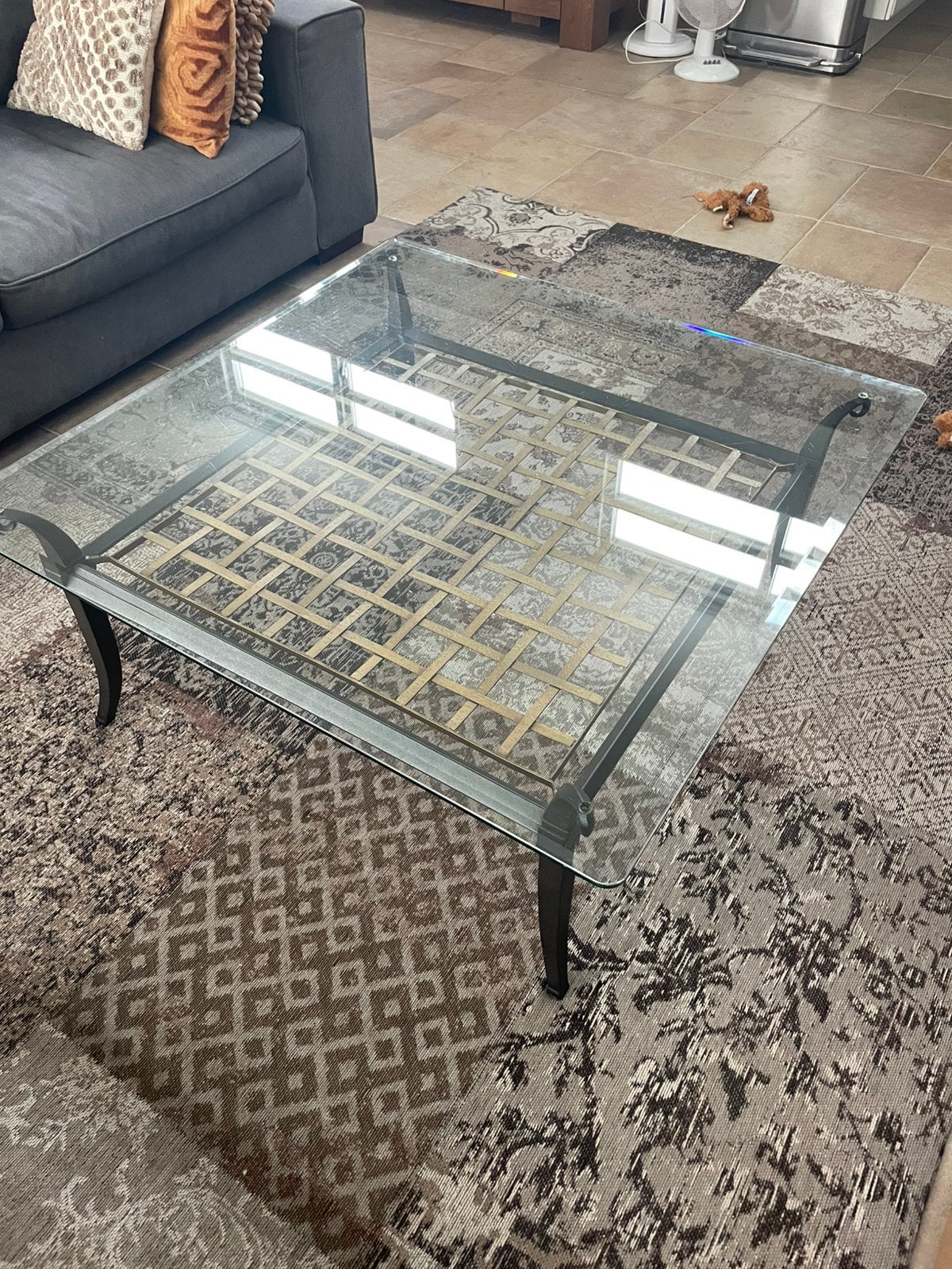 Salontafel, Huis en Inrichting, Tafels | Salontafels, Gebruikt, 5 – 50, 50 tot 100 cm, 50 tot 100 cm, Vierkant, Ophalen