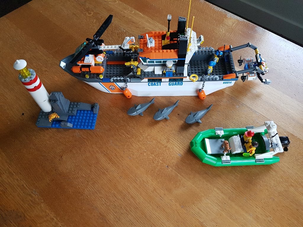 Lego City 60014 Kustwacht Patrouille, Kinderen en Baby's, Speelgoed | Duplo en Lego, Lego, Compleet, Ophalen of Verzenden, Zo goed als nieuw
