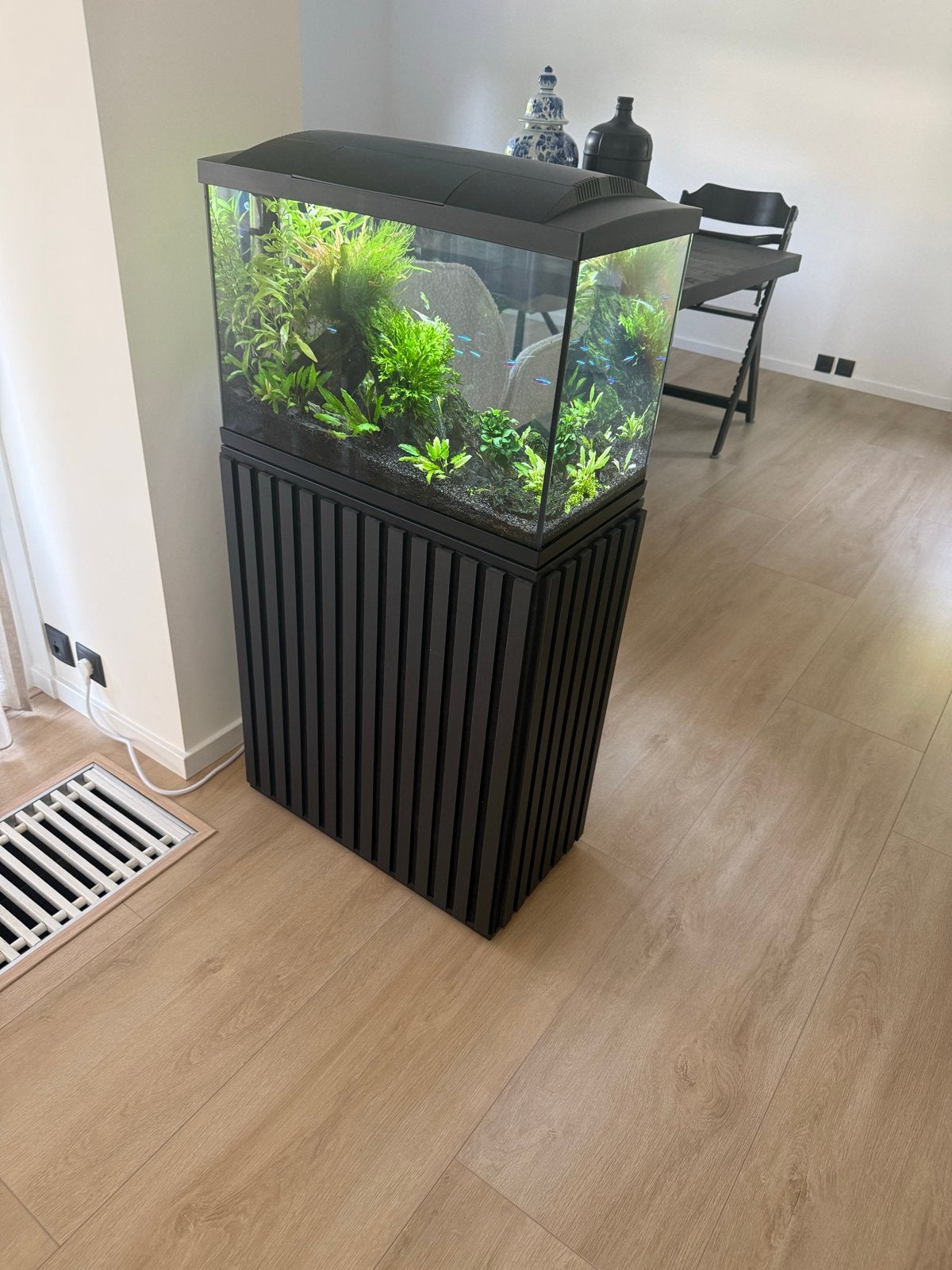 Aquarium 70 liter merk Superfish incl mooi meubel, Ophalen, Inclusief vissen, Superfish, Gevuld zoetwateraquarium