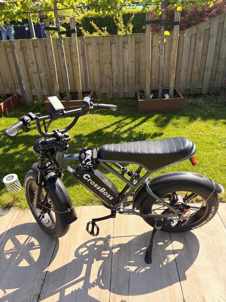 La Souris CrossBoss Fatbike V16, Zo goed als nieuw, 51 tot 55 cm, 30 tot 50 km per accu, Ophalen