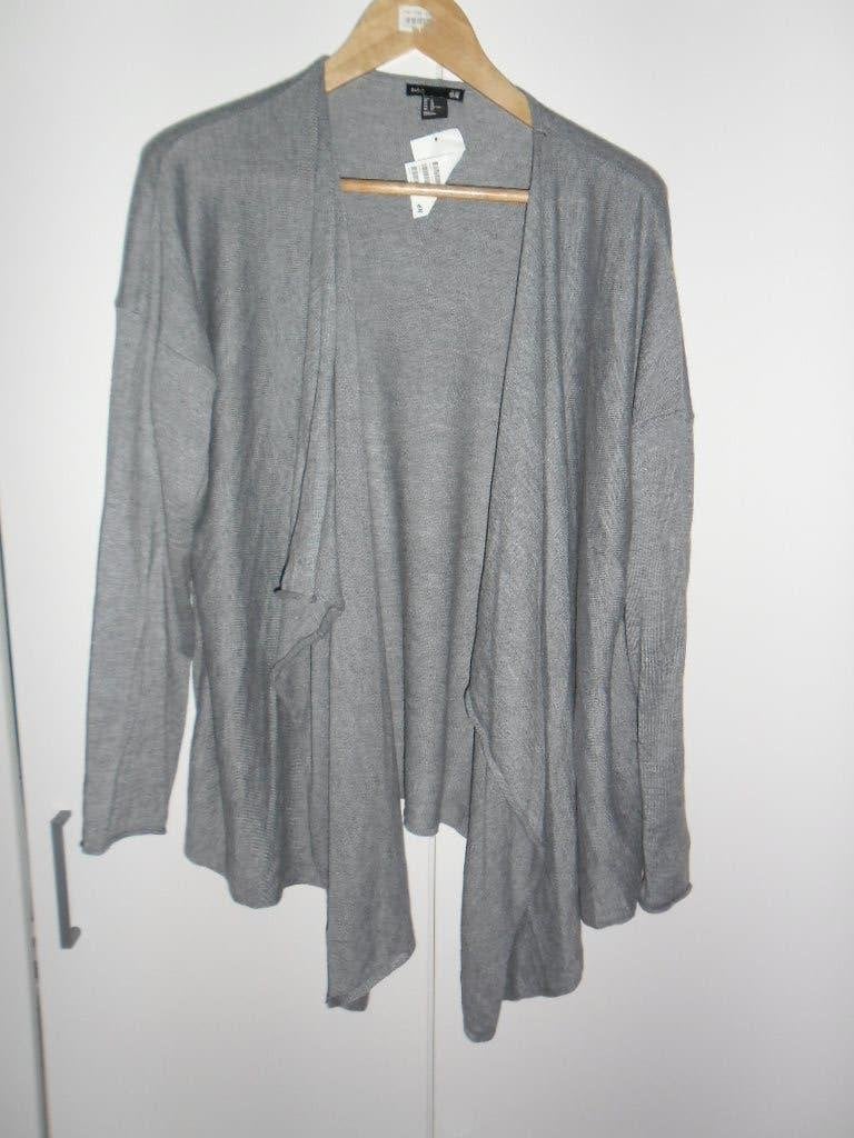 H&M Basic Grijs Vest Maat XL (NIEUW+KAARTJE), H&M, Maat 46/48 (XL) of groter, Nieuw, Ophalen of Verzenden