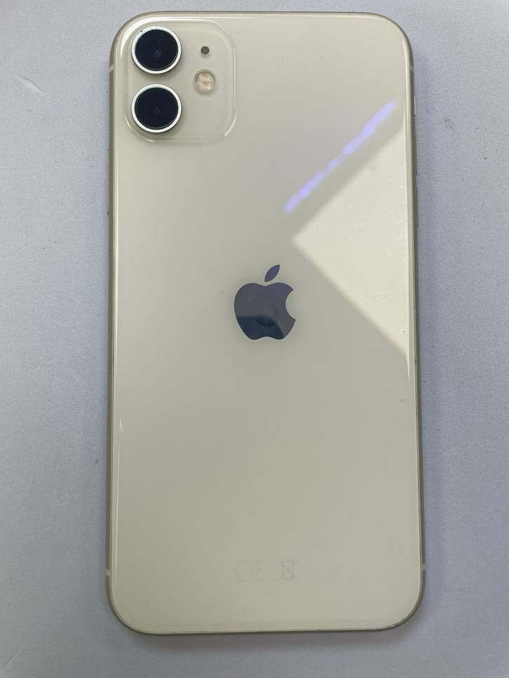 Apple iPhone 11 Wit 100% accu, Telecommunicatie, Mobiele telefoons | Apple iPhone, Ophalen, 128 GB, Wit, IPhone 11
