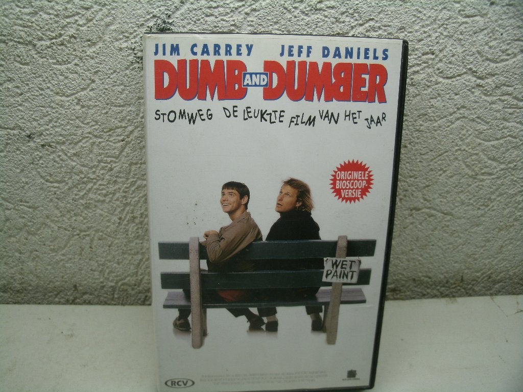vhs 205b dumb and dumber, Cd's en Dvd's, Alle leeftijden, Ophalen of Verzenden, Zo goed als nieuw, Actie en Avontuur