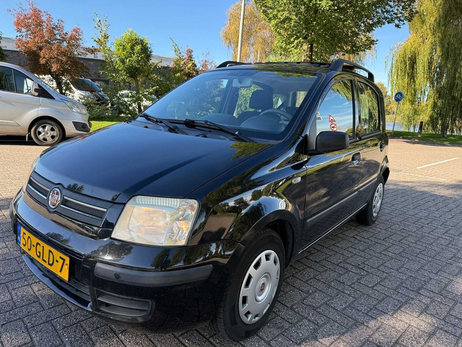 Fiat Panda 1.2 Emotion , 50-GLD-7, Auto's, Voorwielaandrijving, Gebruikt, Zwart, Origineel Nederlands