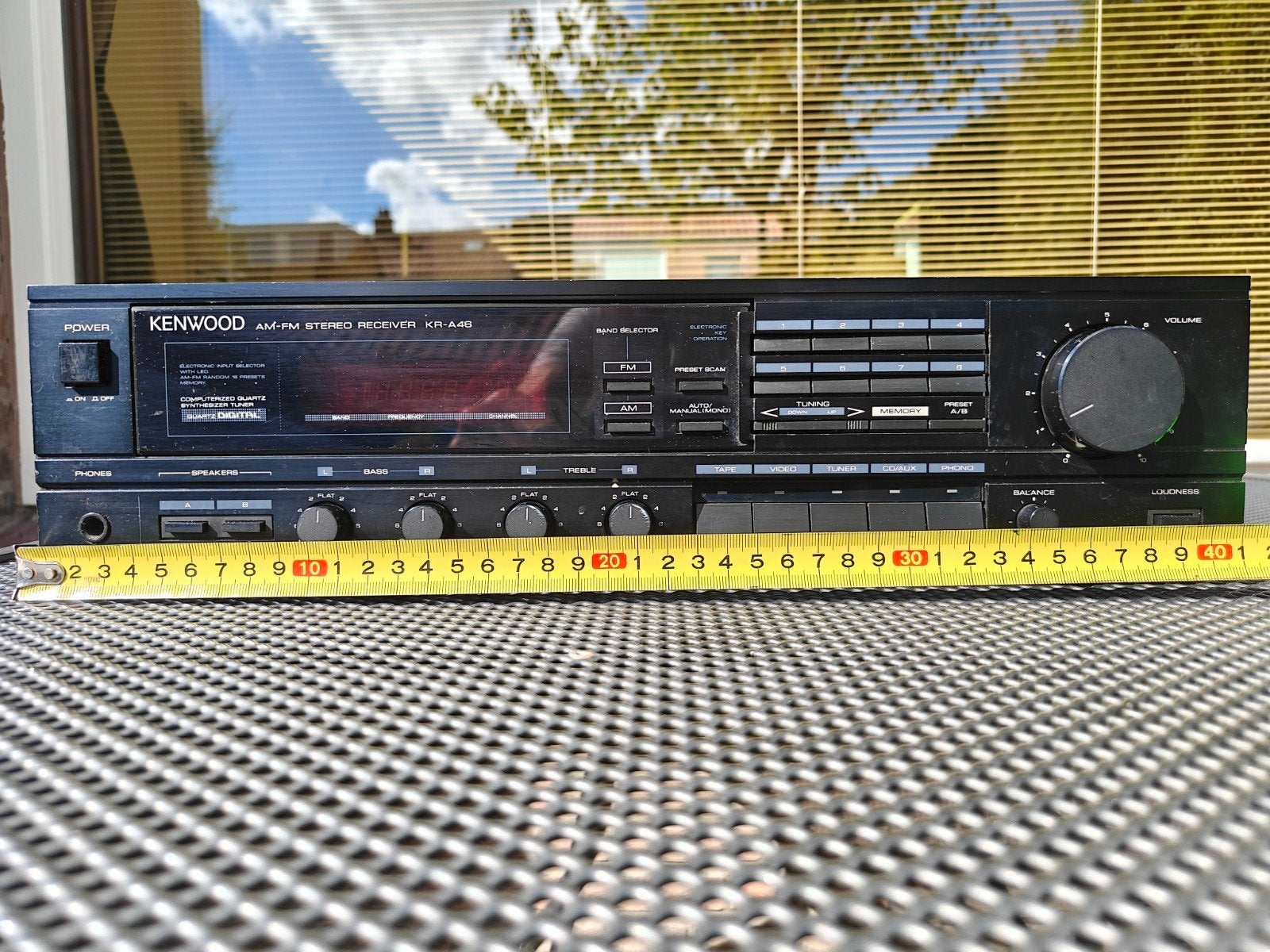 Kenwood KR-A46 AM-FM Stereo Receiver Versterker, Audio, Tv en Foto, Versterkers en Receivers, Ophalen