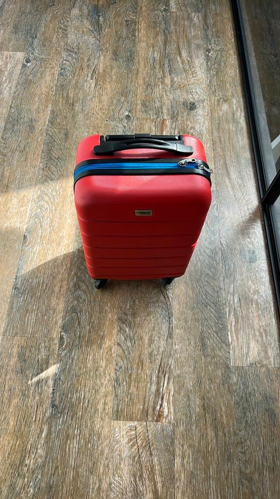 Princess Traveller handbagage koffer, rood, Gebruikt, 50 tot 60 cm, Hard kunststof, Ophalen of Verzenden