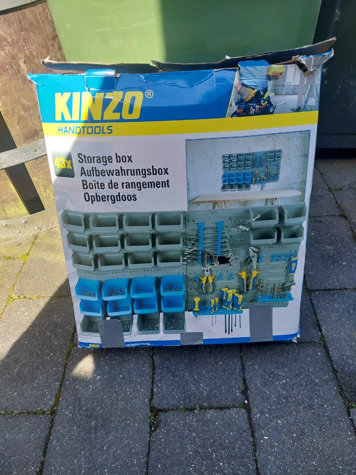 Kinzo Gereedschapswand - 43-Delig: 2-Delig, Ophalen of Verzenden