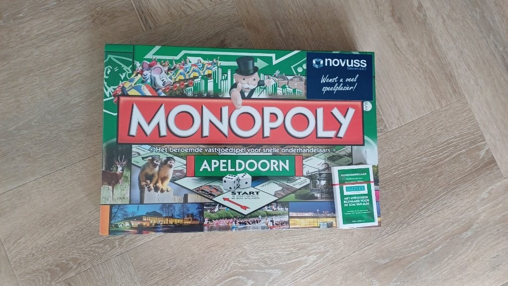 bordspel seal Monopoly Apeldoorn Monoplie limited, Een of twee spelers, Ophalen of Verzenden, Nieuw, Monopoly