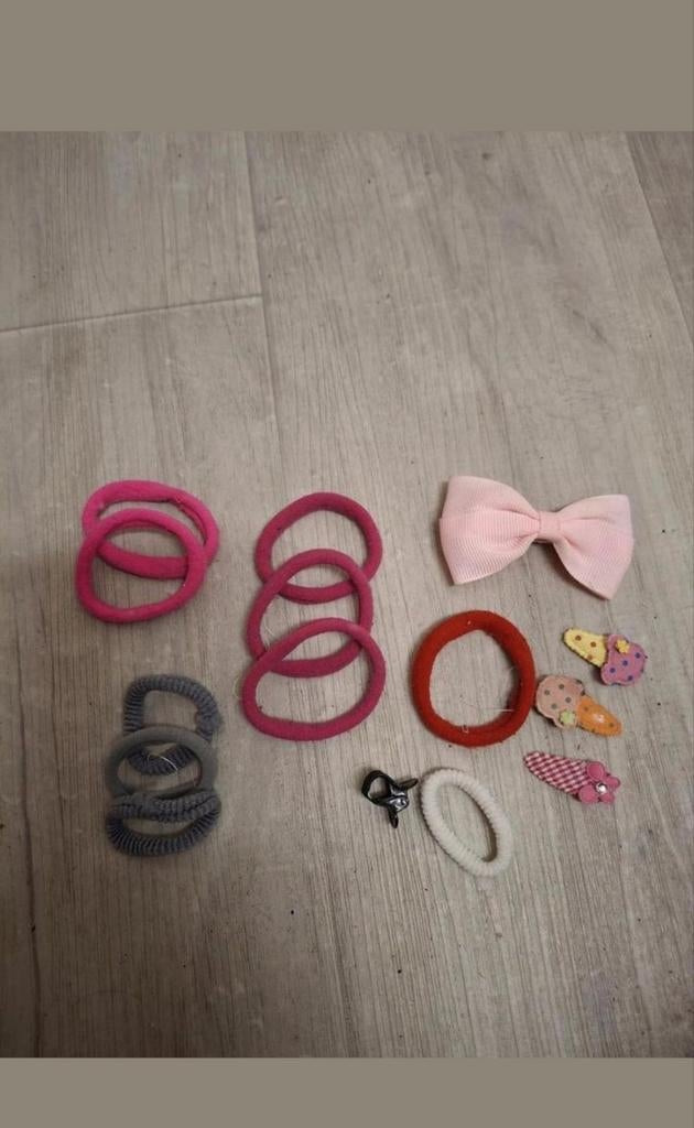Elastiekjes roze strik knip, Ophalen of Verzenden, Zo goed als nieuw, Onbekend