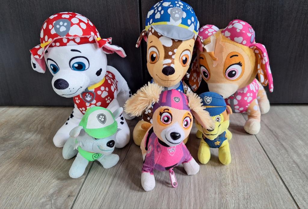Paw Patrol Knuffels - Marshall, Chase, Skye, Rocky, Tracker, Ophalen, Gebruikt, Overige merken, Hond