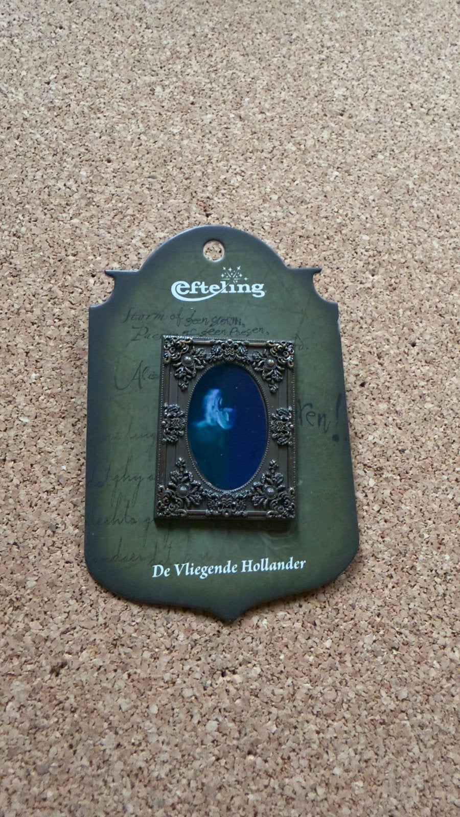 Efteling pin De vliegende Hollander, Verzamelen, Ophalen of Verzenden, Nieuw, Button of Speldje