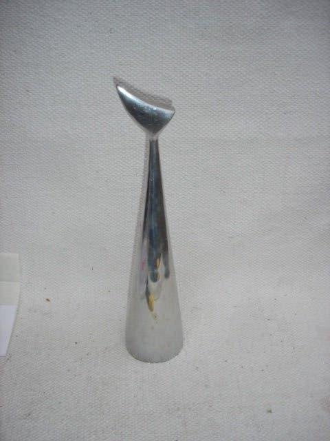 Vintage aluminium sculptuur Knut & Marianne Hagberg/IKEA, 29 cm, Zilver, Object, Ophalen of Verzenden