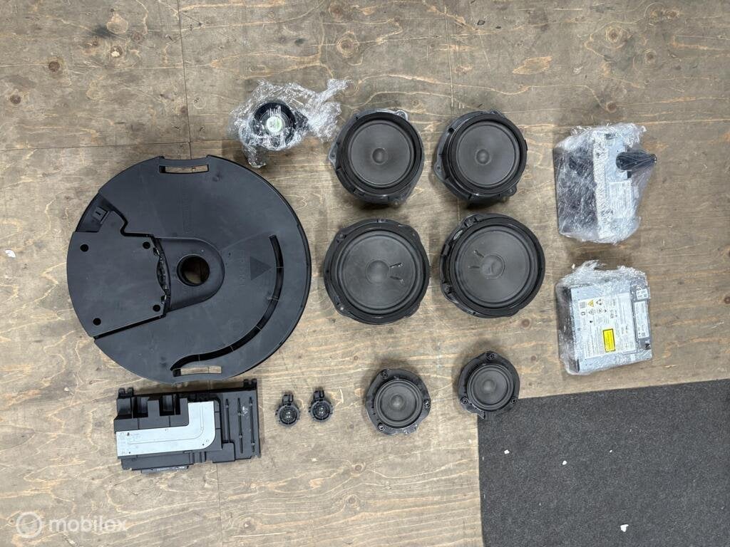 Speaker set compleet B&O Audi A3 Sportback 8V ('13-'20), Auto-onderdelen, Elektronica en Kabels, Audi, Gebruikt, Ophalen of Verzenden