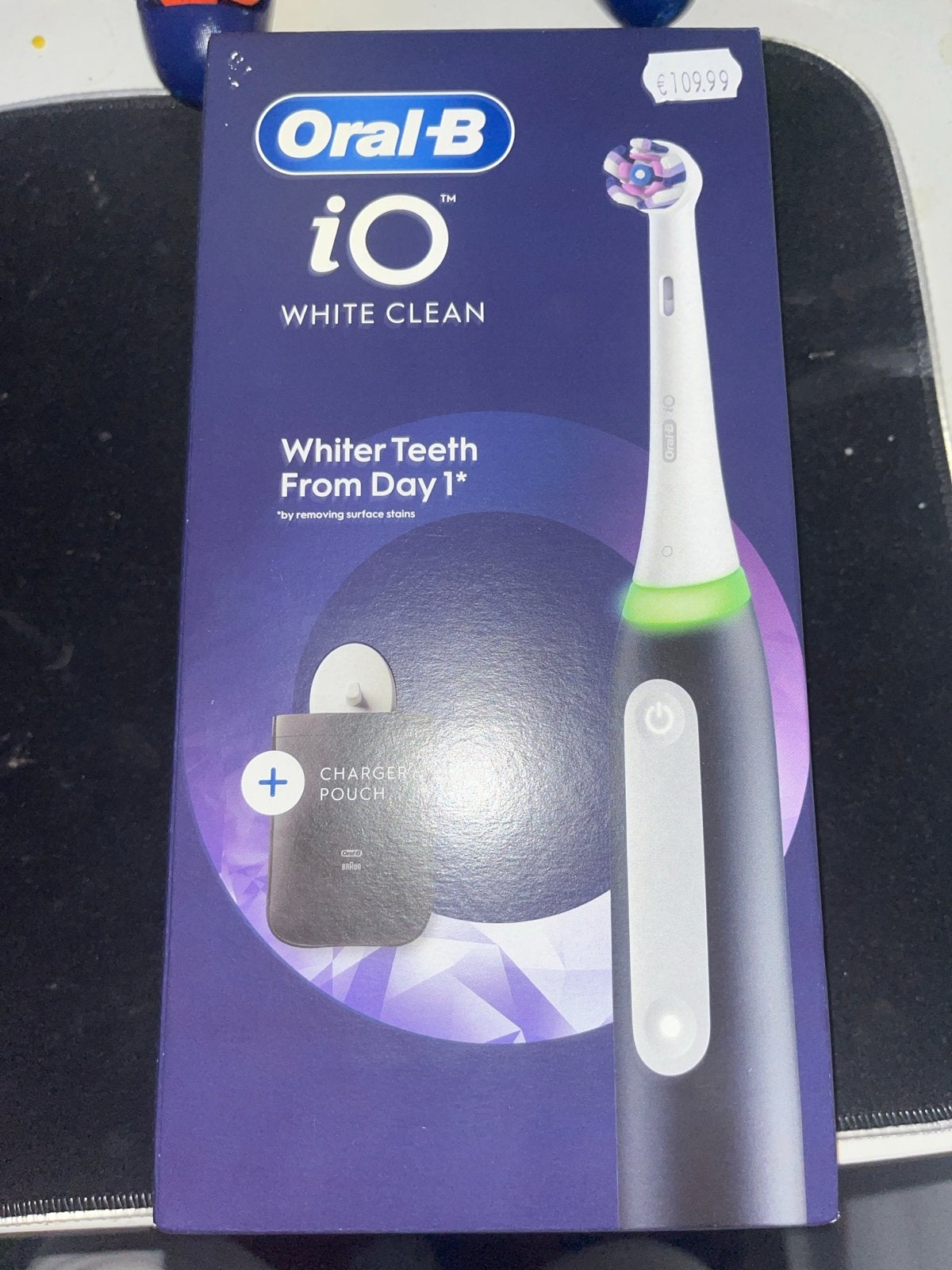 Oral-B iO White Clean Elektrische Tandenborstel, Ophalen, Nieuw, Mondverzorging