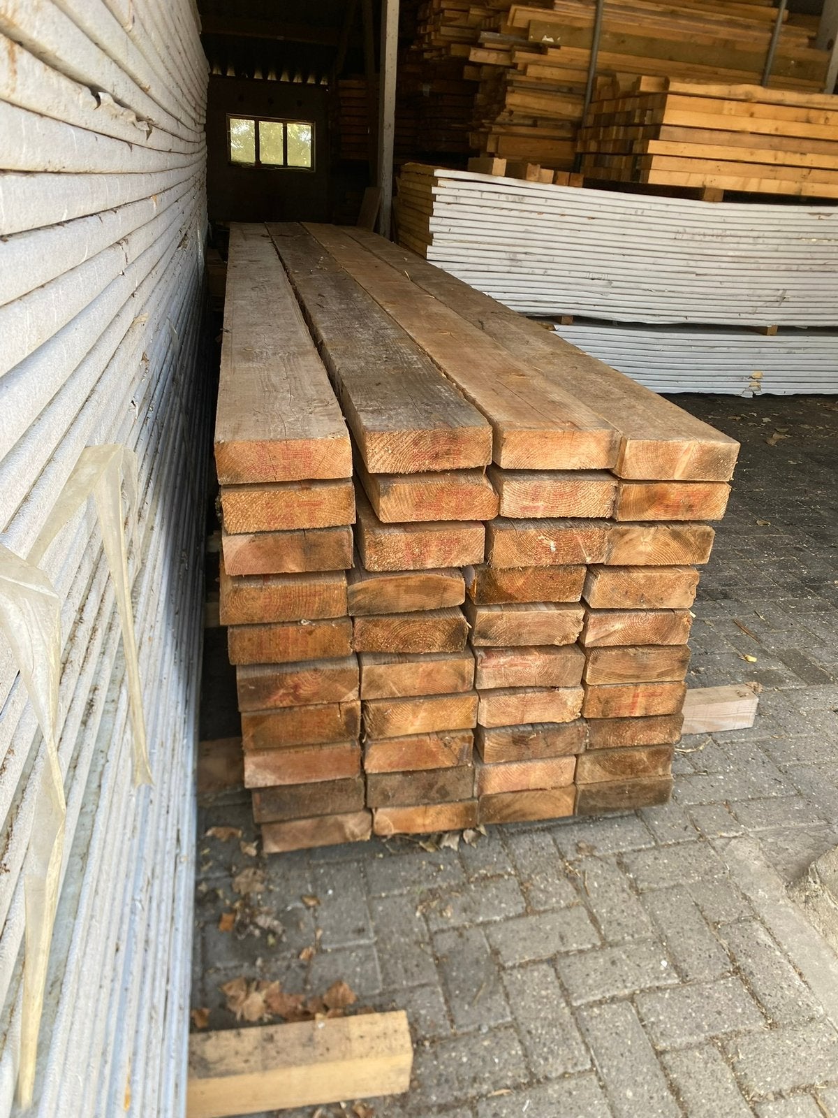 Dak Balken, Tuin en Terras, Palen, Balken en Planken, Ophalen, Zo goed als nieuw, 250 cm of meer, Balken