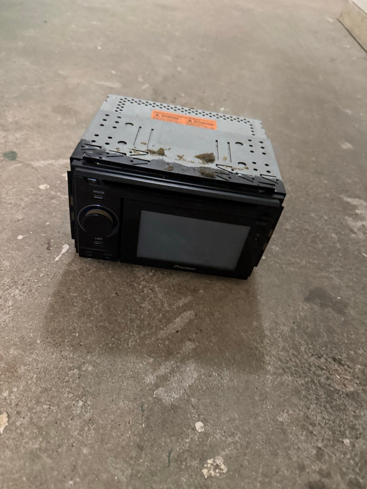 Pioneer autoradio met scherm, Auto diversen, Autoradio's, Ophalen, Gebruikt
