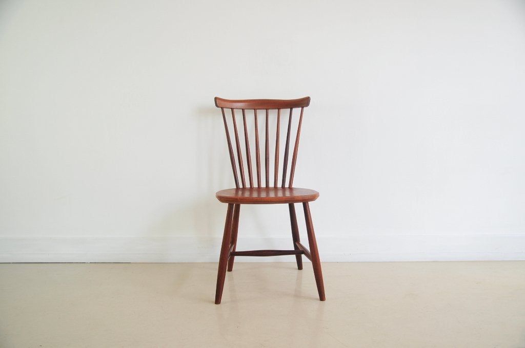 vintage houten spijlenstoel Pastoe, Ophalen of Verzenden