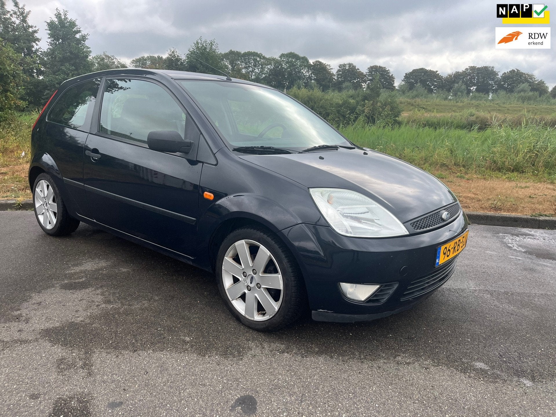 Ford Fiesta 1.3 Futura, Auto's, 1299 cc, 4 cilinders, Blauw, Origineel Nederlands