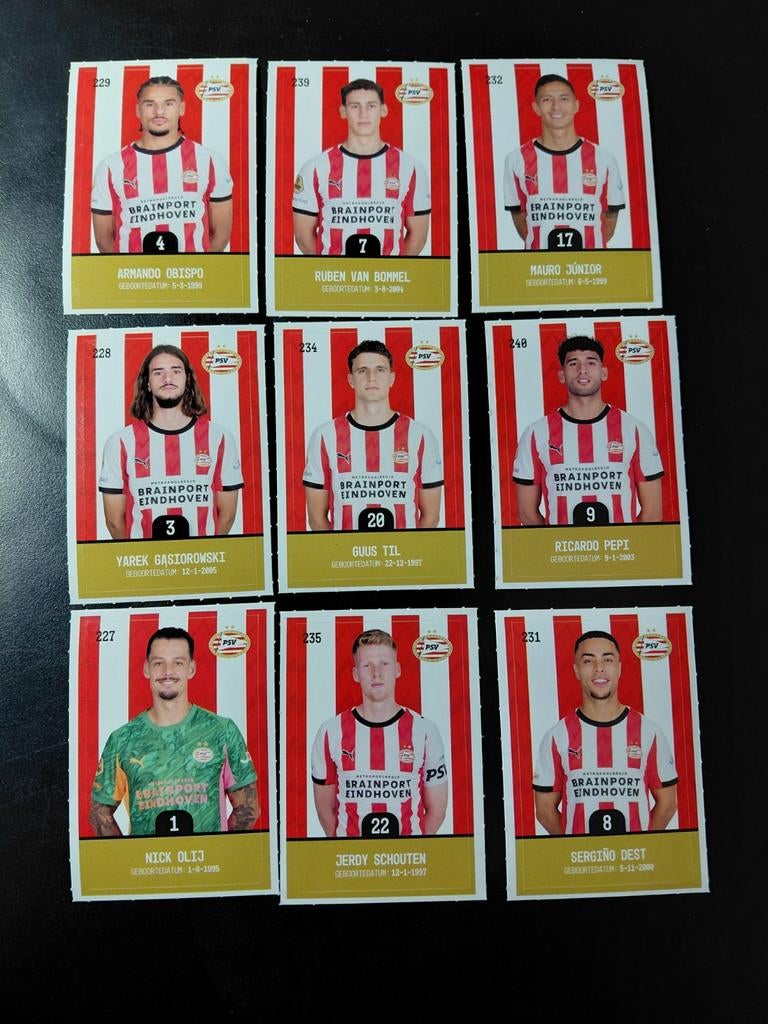 Psv (stickers) oa dest/pepi/til, Ophalen of Verzenden, Nieuw, PSV, Poster, Plaatje of Sticker