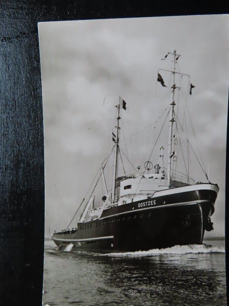 ansichtkaart sleepboot "Oostzee" Smit & co, Ophalen of Verzenden, Gebruikt, Motorboot, Kaart, Foto of Prent