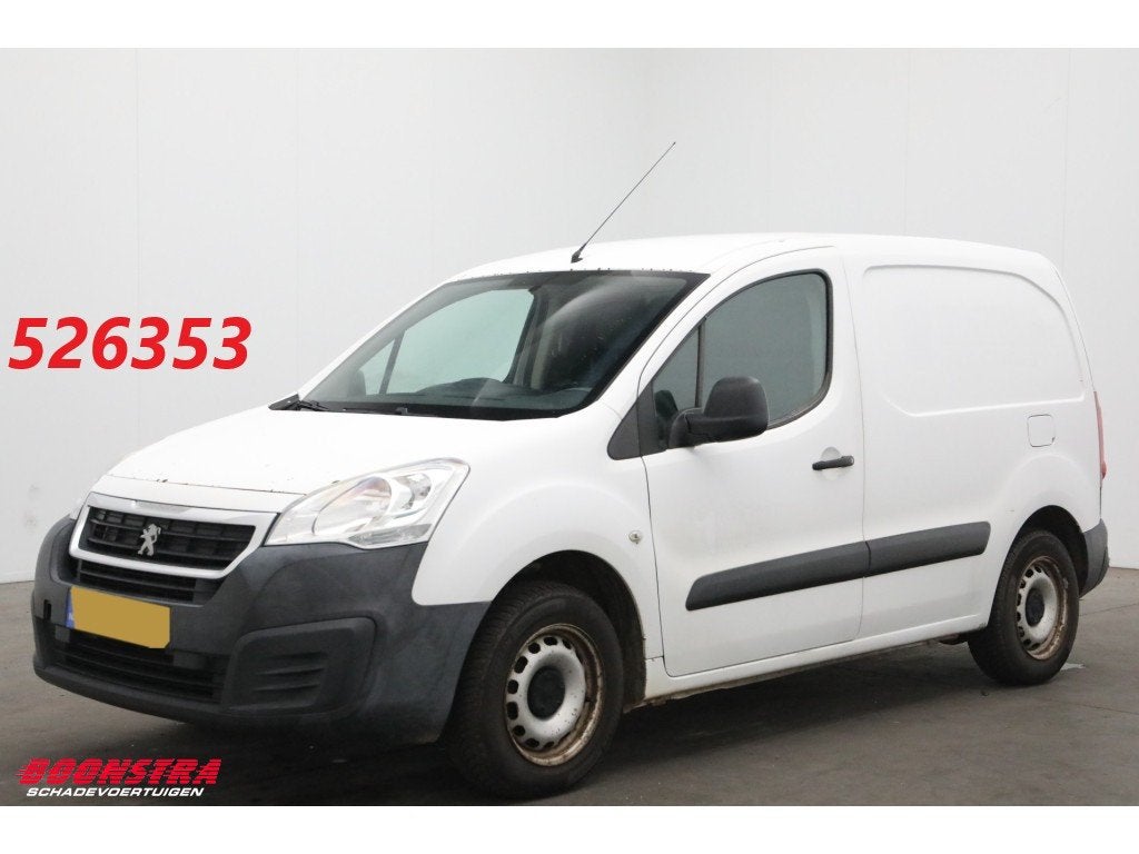 Peugeot Partner 120 1.6 HDi 75 L1 XR Airco (bj 2016), Voorwielaandrijving, Stof, Gebruikt, 4 cilinders