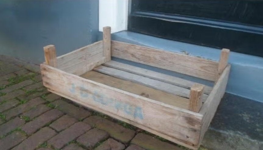 Houten krat, kist, kistje, opbergkist veilingkist, fruitkist, Minder dan 50 cm, Gebruikt, 50 tot 100 cm, Ophalen of Verzenden