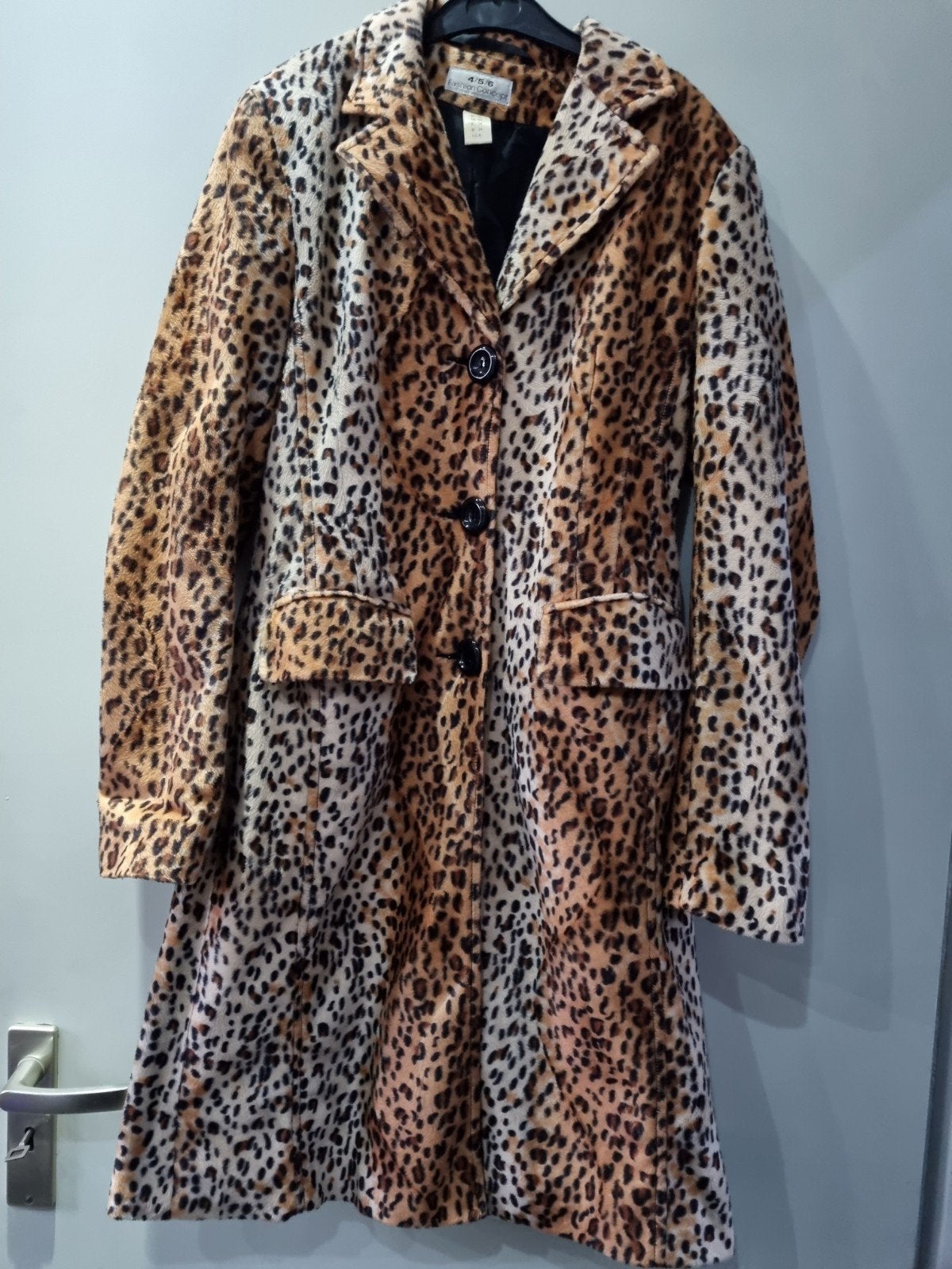 Luipaard Teddy blazer mast 34, Ophalen of Verzenden, Zo goed als nieuw, Beige