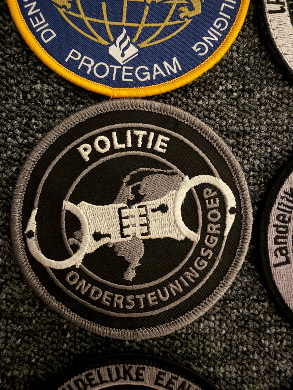 Politie ondersteunings groep patch te ruil, Ophalen of Verzenden, Zo goed als nieuw