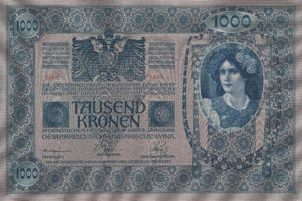 1000 Kronen 2.1.1902 oesterreichisch, Postzegels en Munten, Ophalen of Verzenden, Oostenrijk, Los biljet