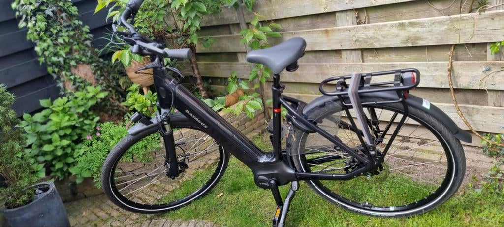 Zwarte Batavus Finez E-Go Power Exclusiv fiets. Accu 625 wh., Ophalen, 53 tot 56 cm, Versnellingen, Batavus