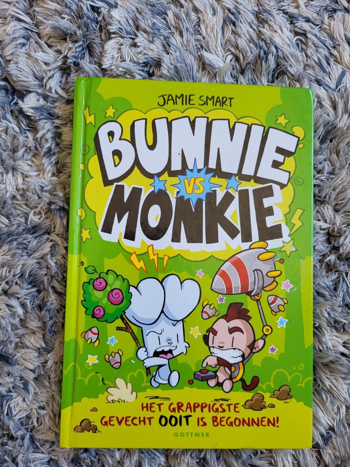 Bunnie vs Monkie - Het grappigste gevecht ooit!, Ophalen of Verzenden, Nieuw, Fictie algemeen