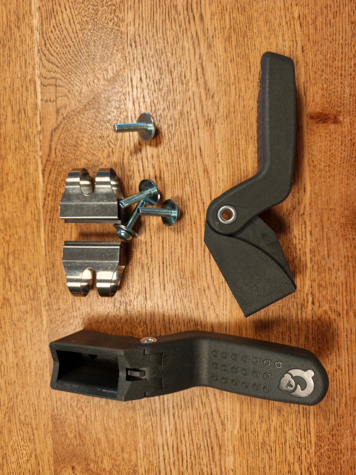 Qibbel voetensteuntjes voor fietszitje, Ophalen of Verzenden, Gebruikt, Qibbel