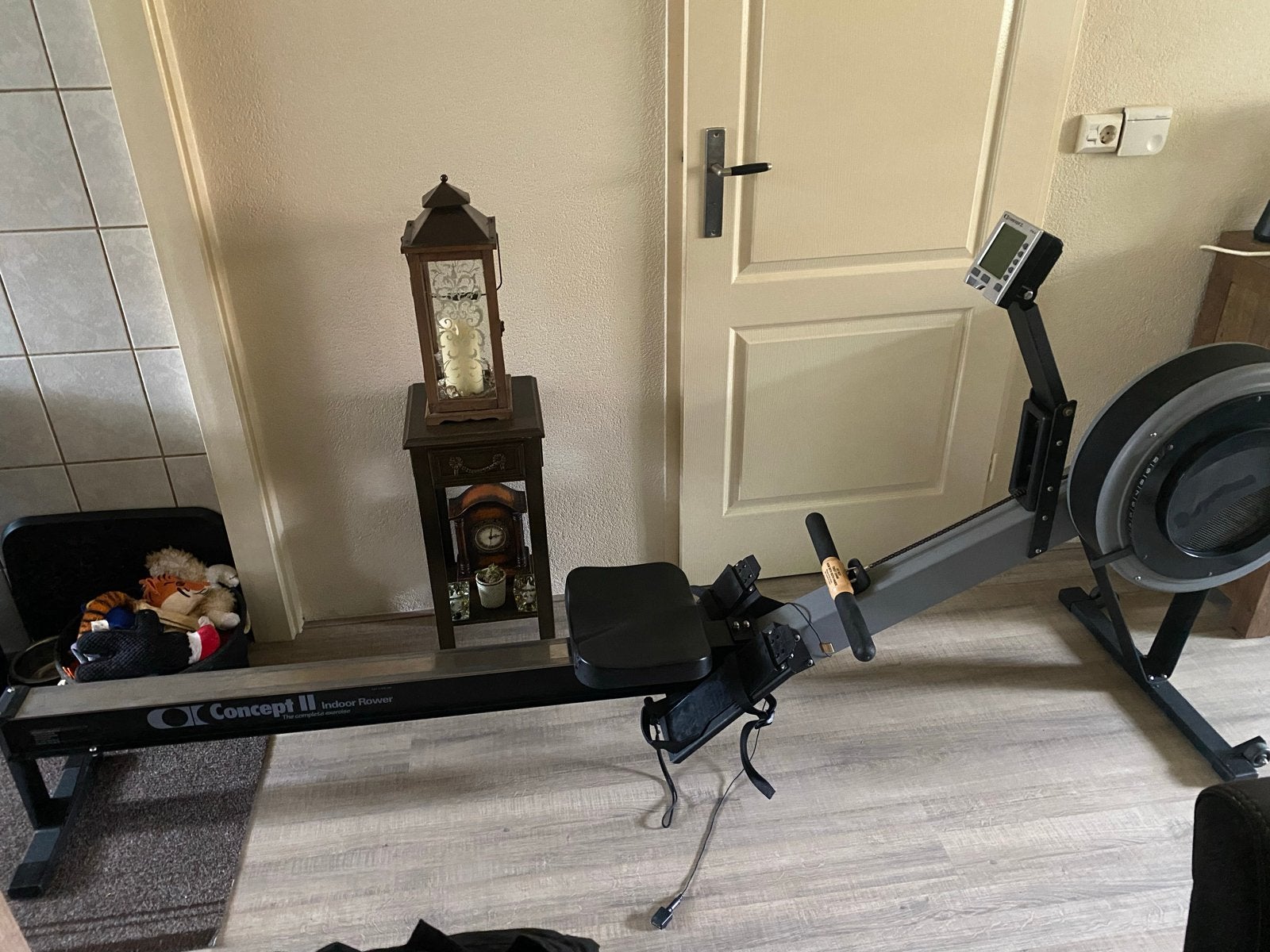 Roeitrainer concept 2 model c met PM4 Display, Sport en Fitness, Fitnessapparatuur, Ophalen, Gebruikt, Armen, Metaal