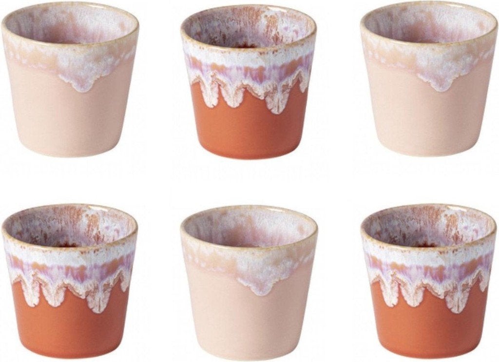 Costa Nova Grespresso Lungo Kopjes - Set van 6, Huis en Inrichting, Overige merken, Nieuw, Ophalen of Verzenden, Overige stijlen
