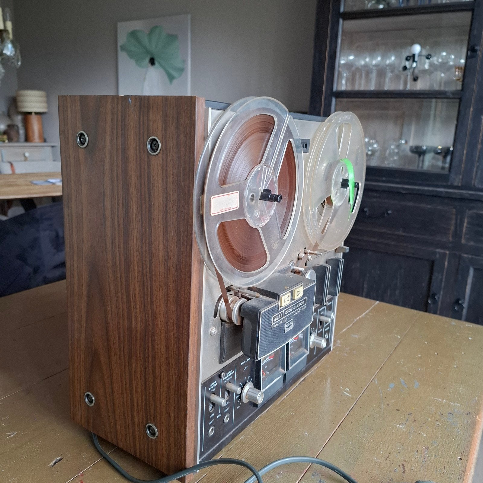 AKAI GX-210D Bandrecorder - Goede staat, Audio, Tv en Foto, Ophalen, Bandrecorder, Met banden