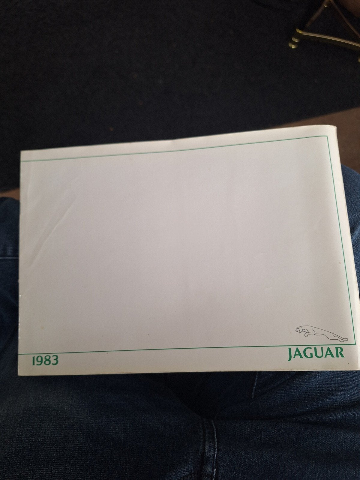 jaguar folder 1983, Gelezen, Jaguar cars ltd, Ophalen of Verzenden, Overige merken