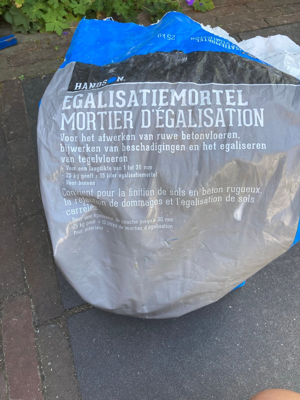 Handson egalisatiemortel - ca. 10 kg, Doe-het-zelf en Verbouw, Overige typen, Nieuw, 10 m² of meer, Overige materialen