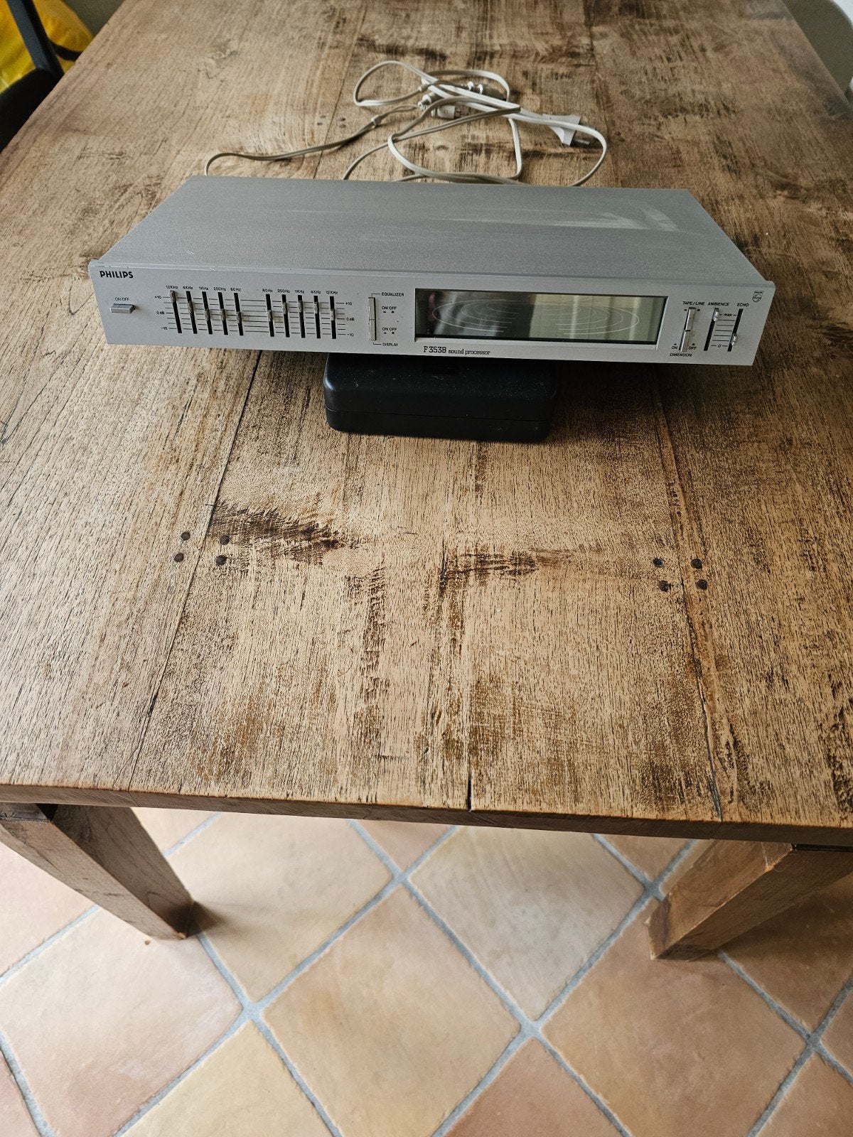 Philips Sound Processor F 3538 Equalizer, Ophalen of Verzenden, Gebruikt, Minder dan 60 watt, Overige merken