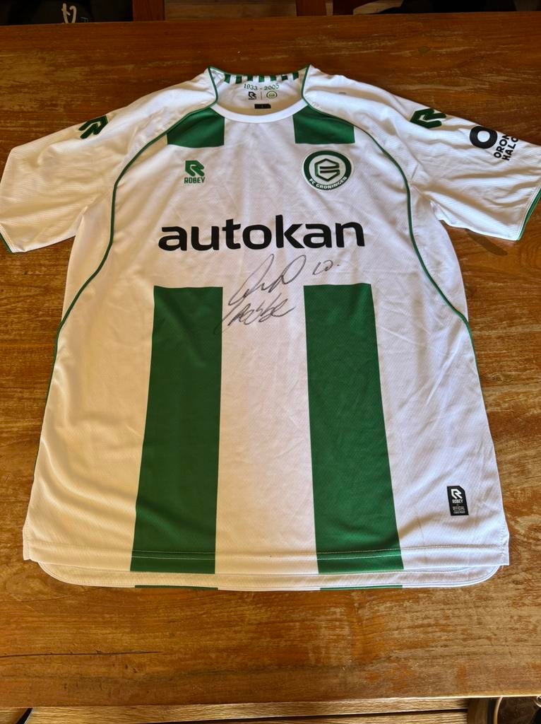 Fc Groningen shirt gesigneerd door Arjen Robben, Eén persoon