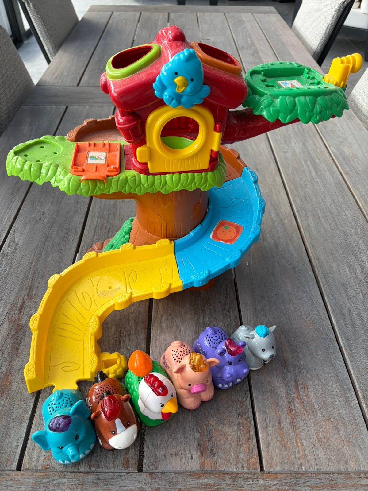 Te koop VTech zoef zoef dierentuin, Kinderen en Baby's, Speelgoed | Vtech, Ophalen, Zo goed als nieuw, 2 tot 4 jaar