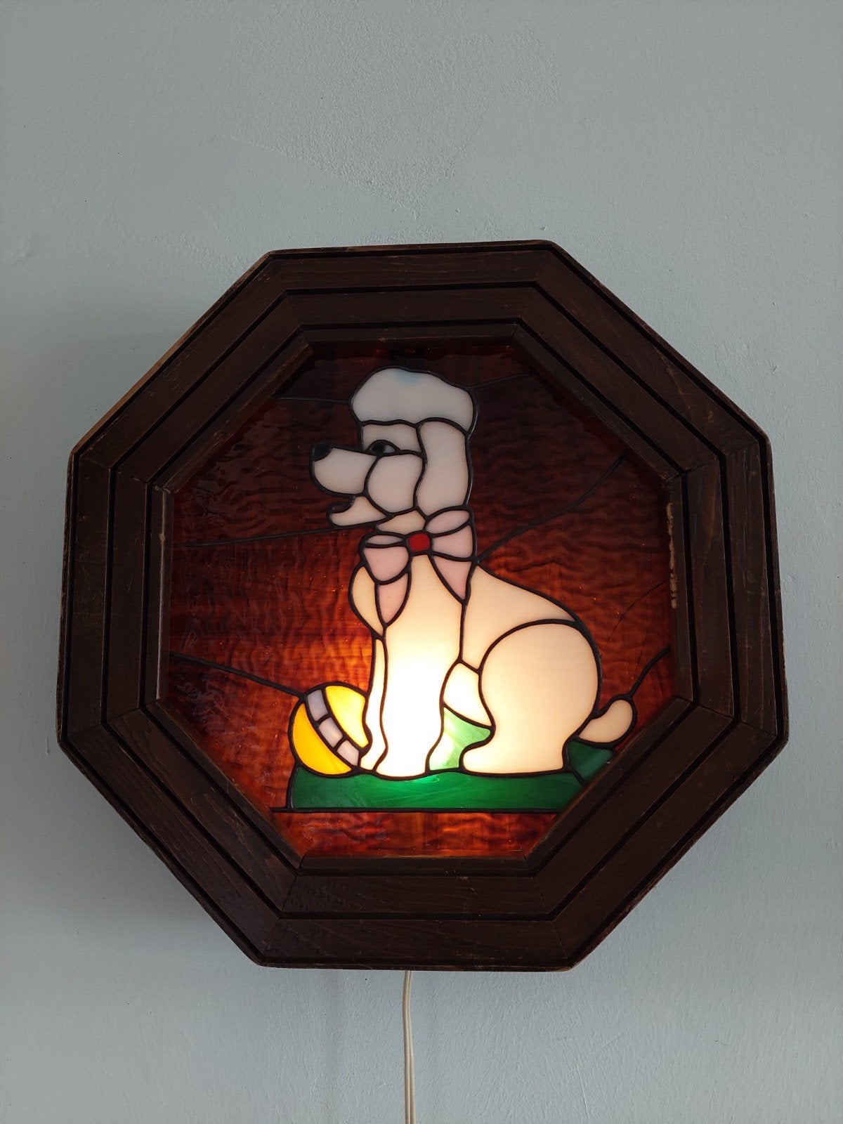 Tifani Antieke lamp., Ophalen of Verzenden, Glas