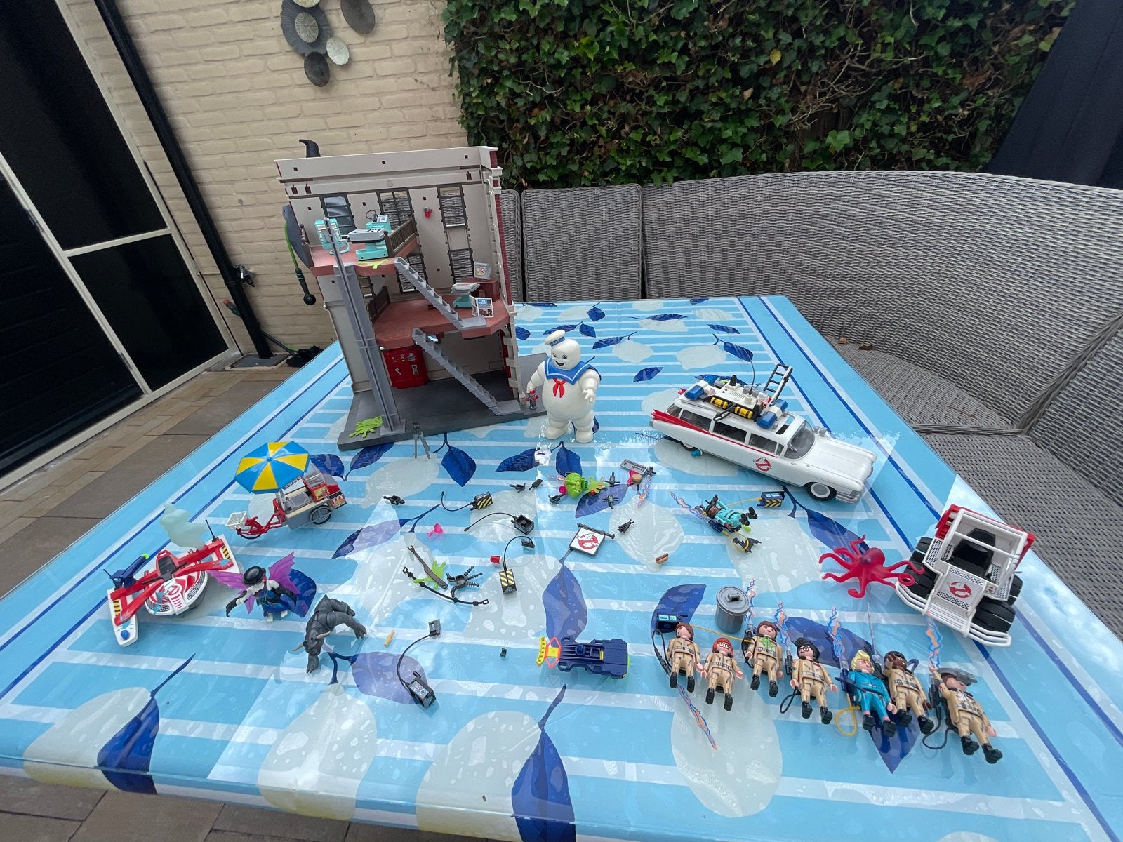 Playmobil Ghostbusters Compleet - Brandweerkazerne & Ecto-1, Kinderen en Baby's, Speelgoed | Playmobil, Ophalen, Gebouw, Complete set