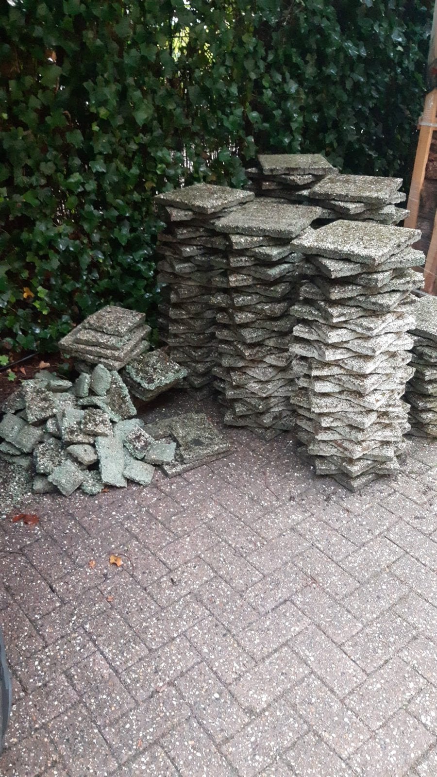 Gratis tegels voor tuin of pad, Ophalen, Overige materialen, Gebruikt, Minder dan 20 cm