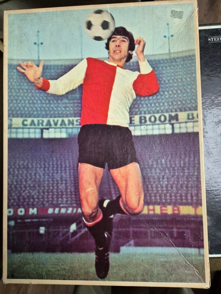 Voetbalsterren Puzzel Wllem van Hanegem '70, Ophalen of Verzenden, Gebruikt, Feyenoord, Overige typen