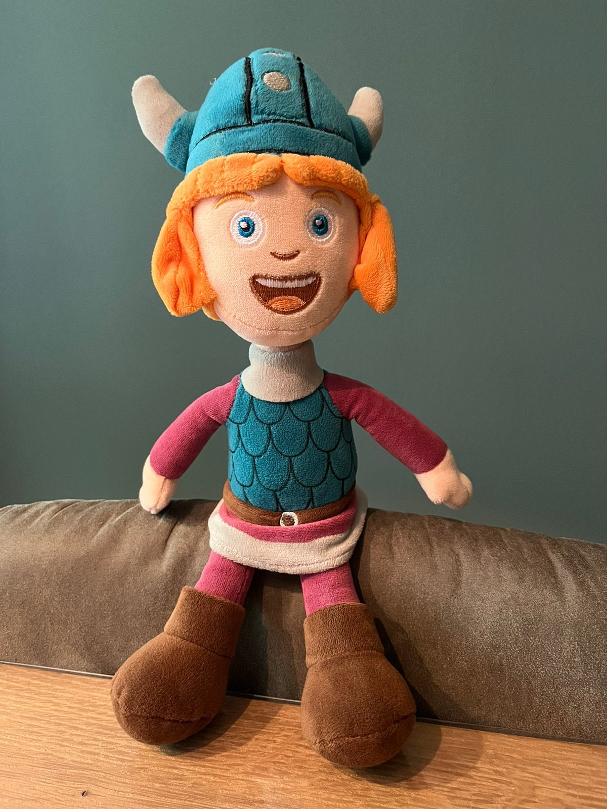 Gave knuffel Wickie de viking 33cm, Ophalen of Verzenden, Zo goed als nieuw, Overige typen