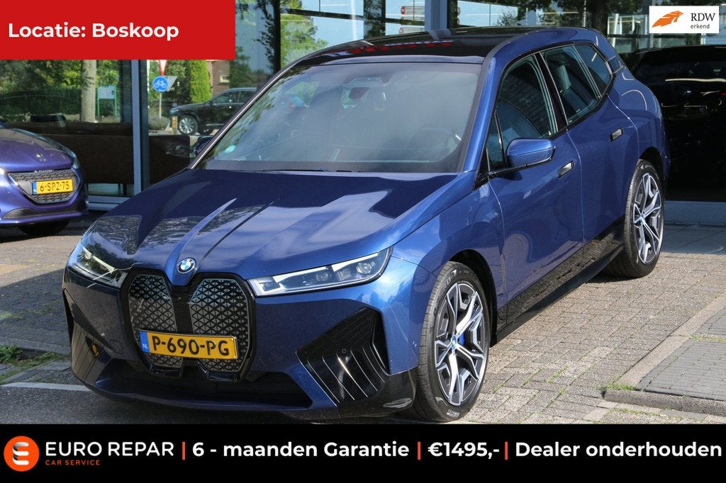 BMW IX XDrive50 High Executive 112 kWh INCL-BTW, Auto's, BMW, Automaat, 131 €/maand, 629 km, Gebruikt