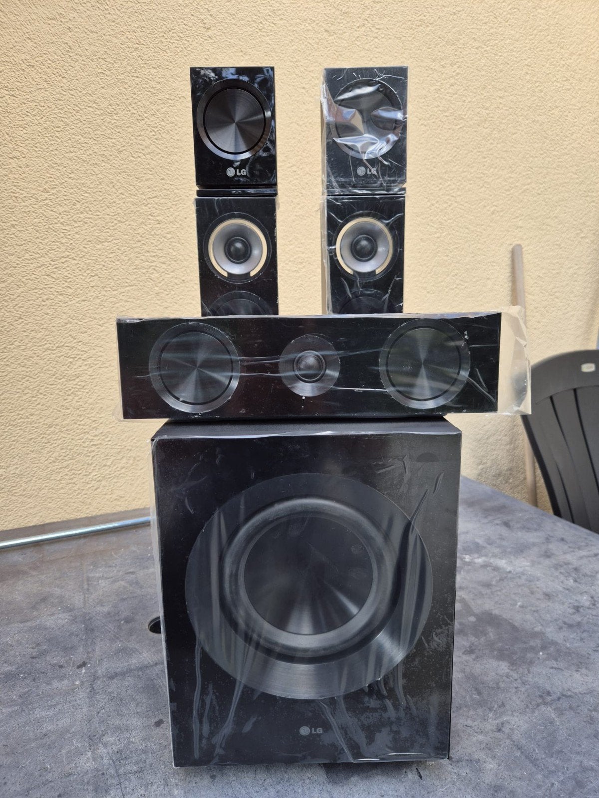 LG S72B1 5.1 Surround Sound Systeem met Subwoofer, Geschikt voor surround/home cinema, Ophalen of Verzenden, Gebruikt, Surroundset